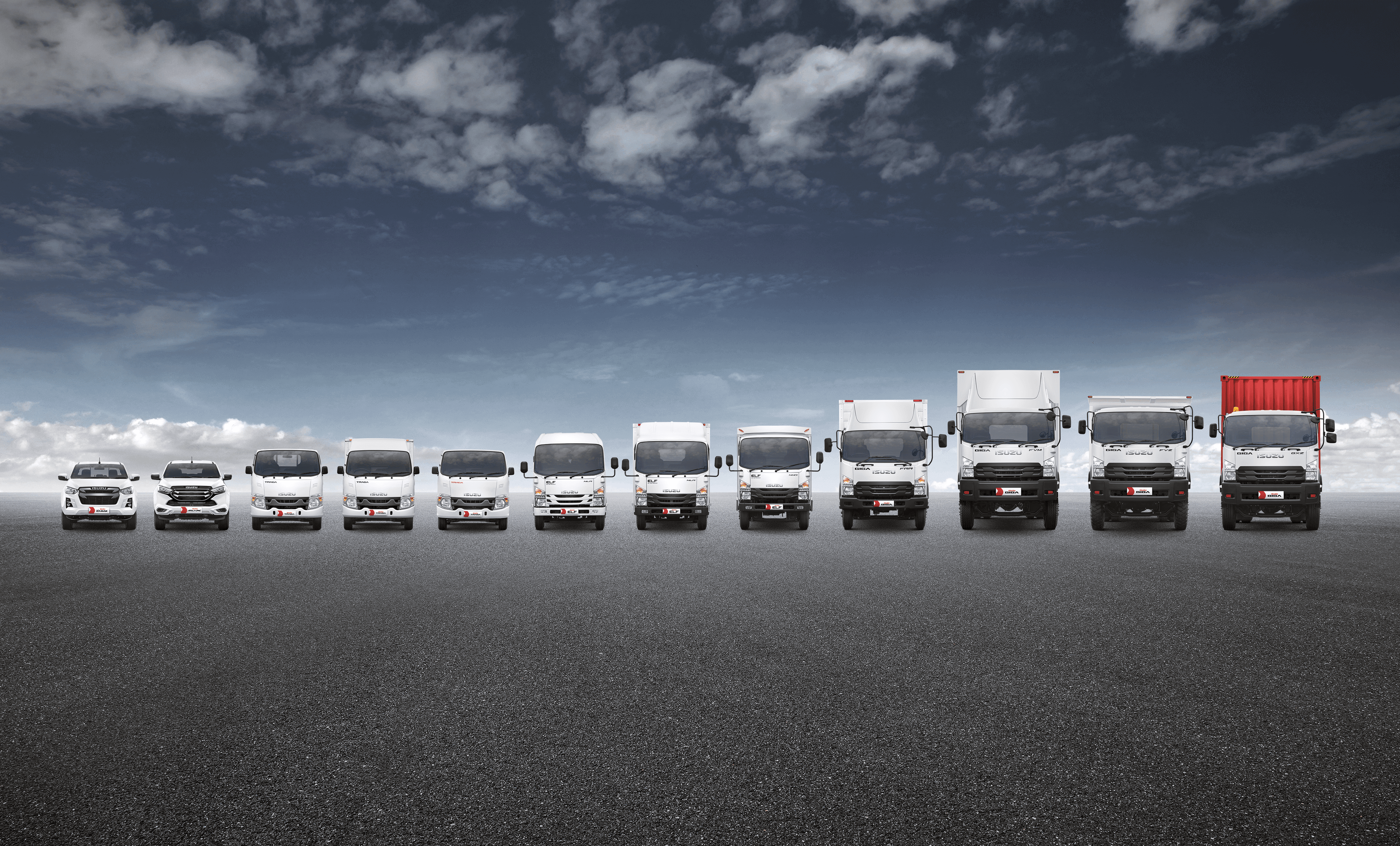 Armada truk PT NotchG Inc. Indonesia